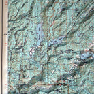 Yosemite 1958 3D Raised Relief Map - Muir Way - 3D