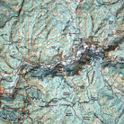 Yosemite 1958 3D Raised Relief Map - Muir Way - 3D