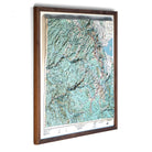 Yosemite 1958 3D Raised Relief Map - Muir Way - 3D