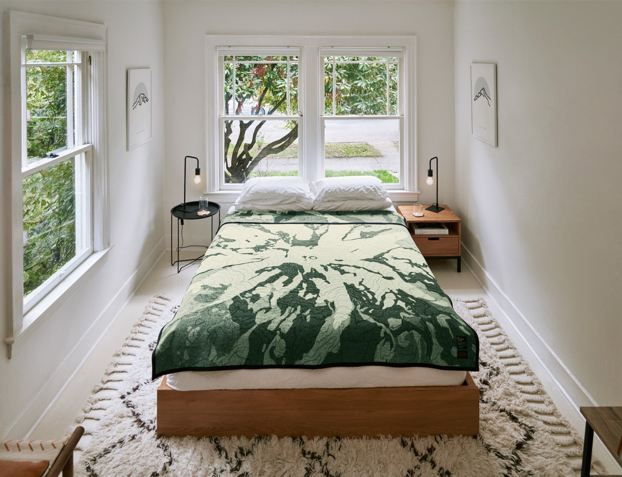 The Mt. Rainier Forest Blanket - Muir Way - Blanket