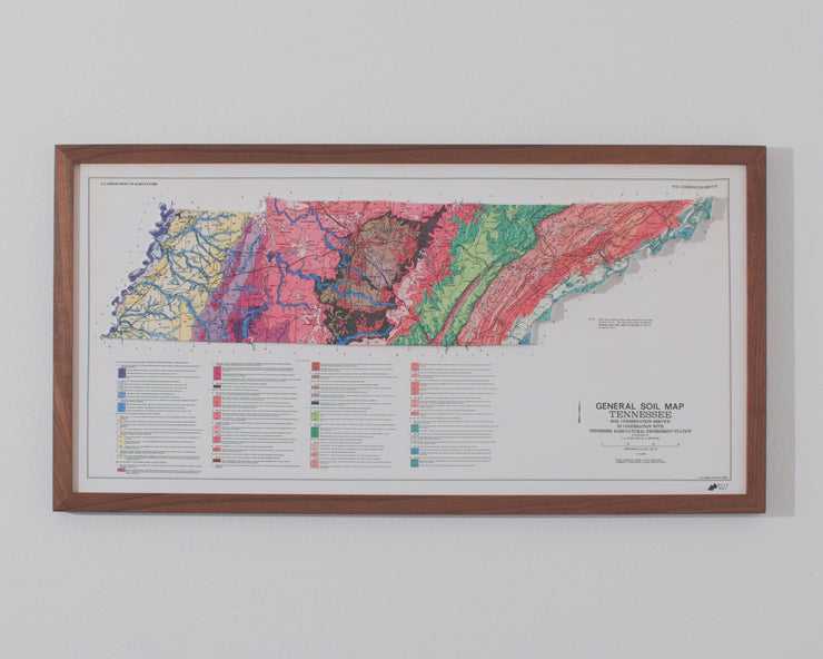 Beautiful Raised Relief 3d Map Of Tennessee From 1978 Muir Way