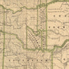 Indian Territory (Oklahoma) 1876 Map