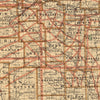 Kansas State 1876 Map