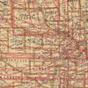 Minnesota State 1876 Map