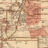 New Mexico Territory 1876 Map
