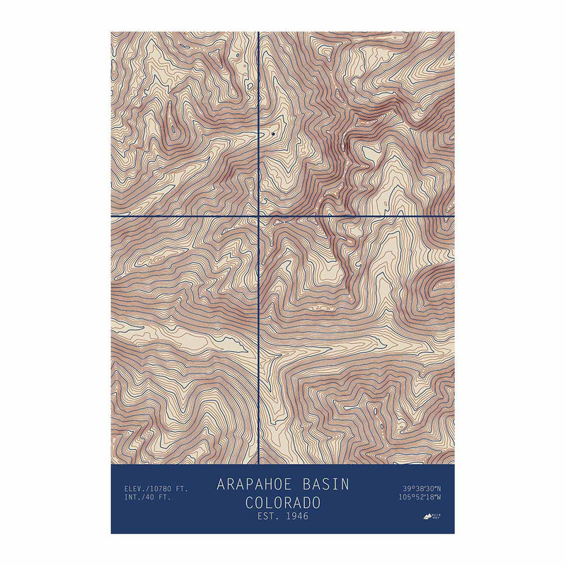 A - Basin, Colorado - Muir Way - TOPO Series