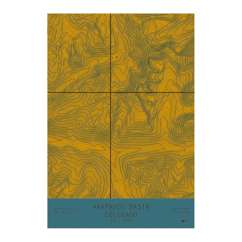 A - Basin, Colorado - Muir Way - TOPO Series