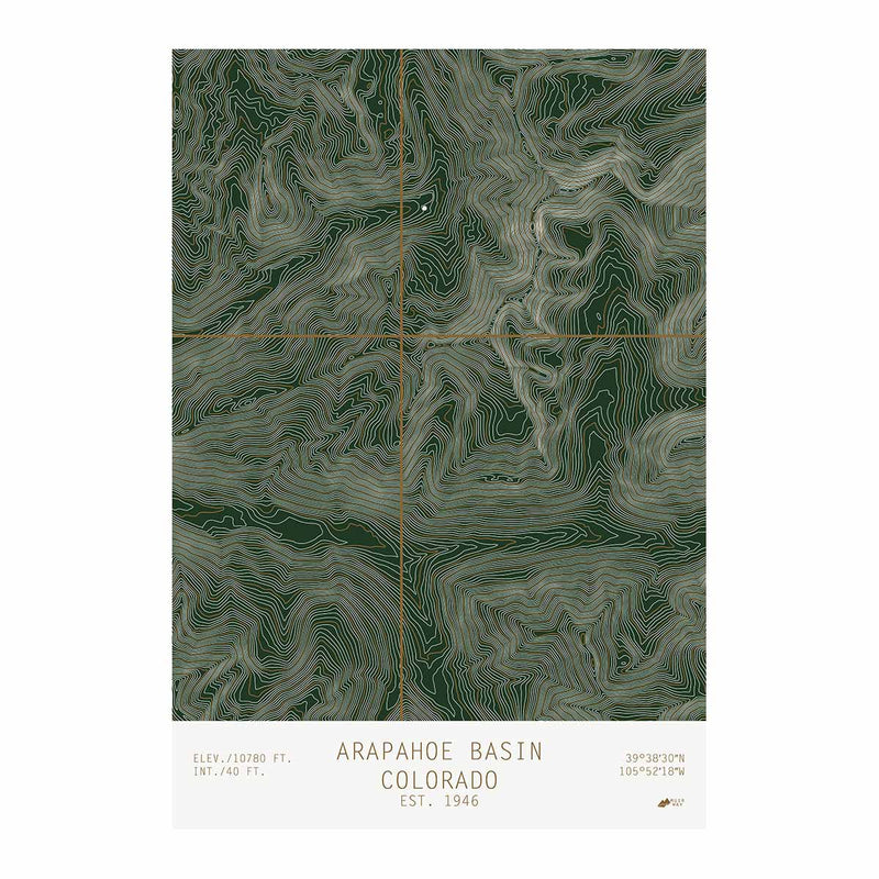 A - Basin, Colorado - Muir Way - TOPO Series