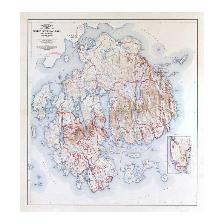 Mapa Acadia Map Of Acadia