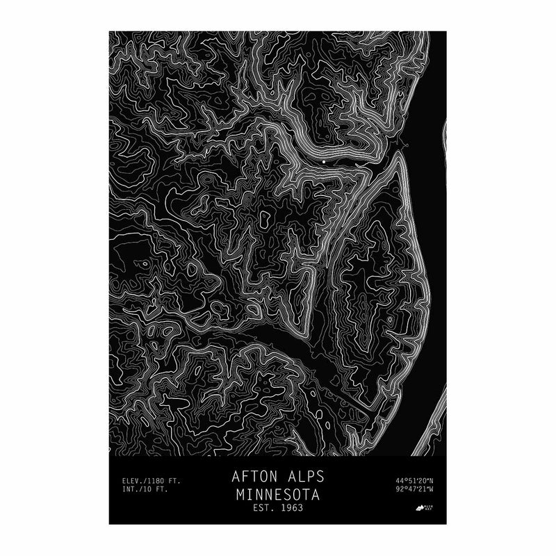 Afton Alps, Minnesota - Muir Way - TOPO Series