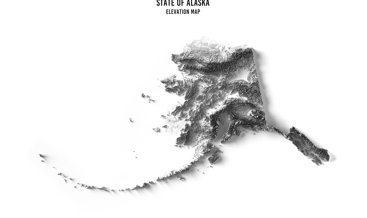 Alaska 3D Map