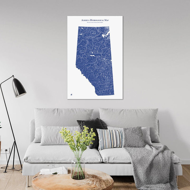 Alberta Hydrological Map - Muir Way - Hydrology