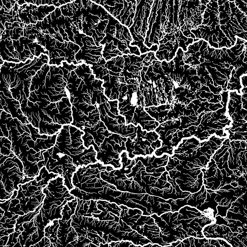 Alberta Hydrological Map - Muir Way - Hydrology