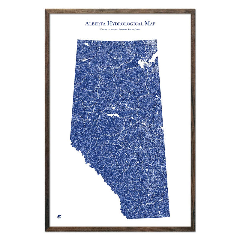 Alberta Hydrological Map - Muir Way - Hydrology