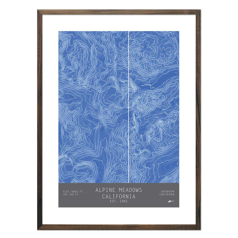 Alpine Meadows, California - Muir Way - TOPO Series