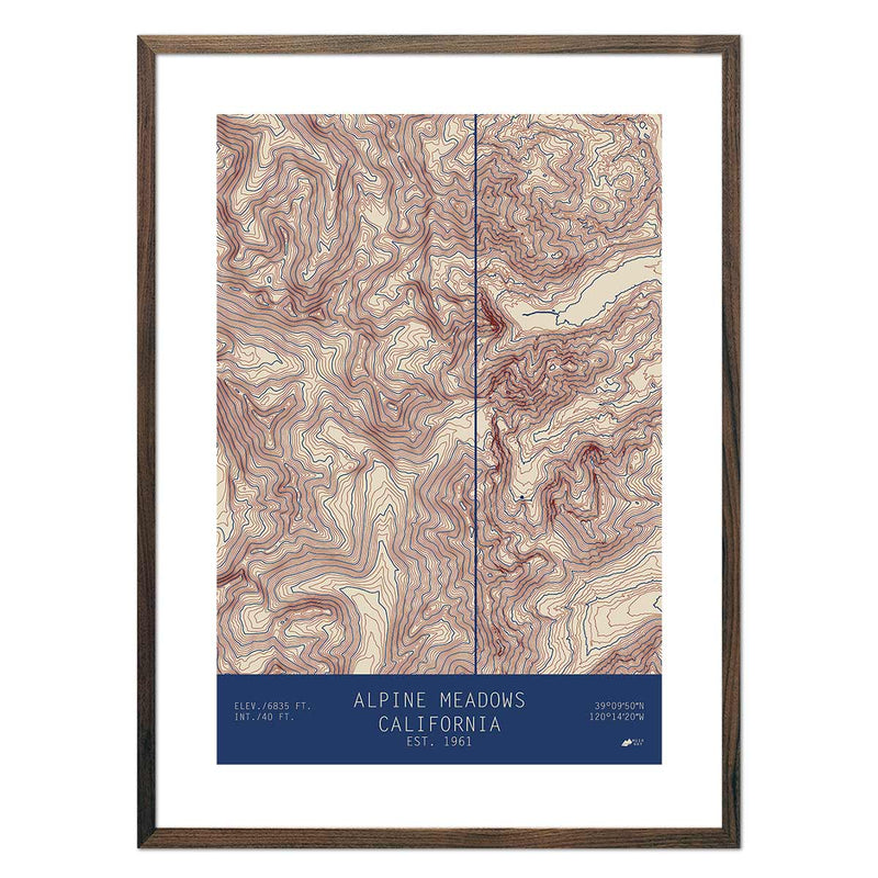 Alpine Meadows, California - Muir Way - TOPO Series