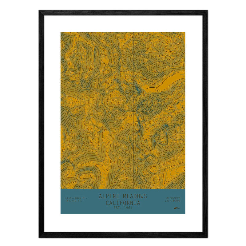 Alpine Meadows, California - Muir Way - TOPO Series