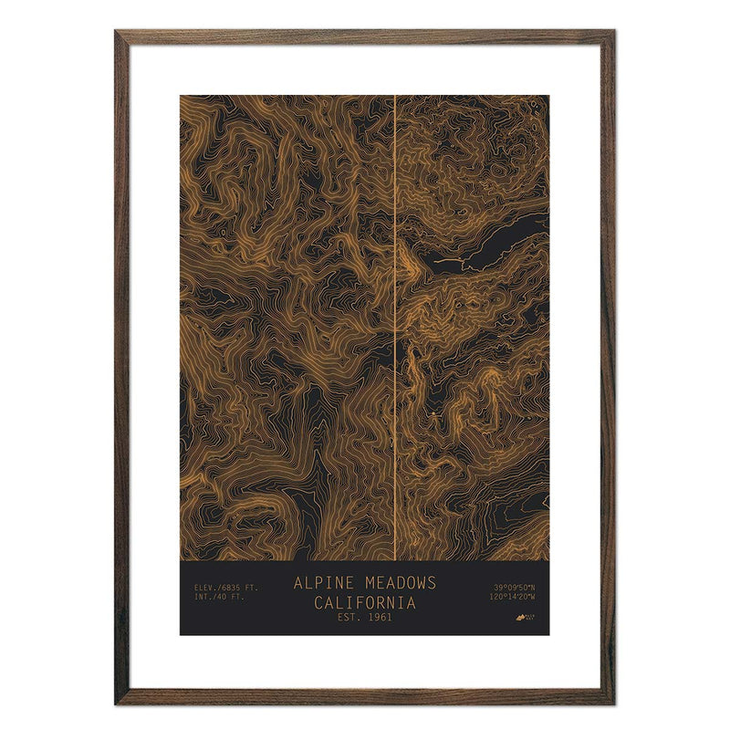 Alpine Meadows, California - Muir Way - TOPO Series