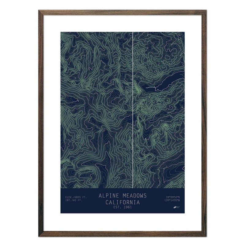 Alpine Meadows, California - Muir Way - TOPO Series