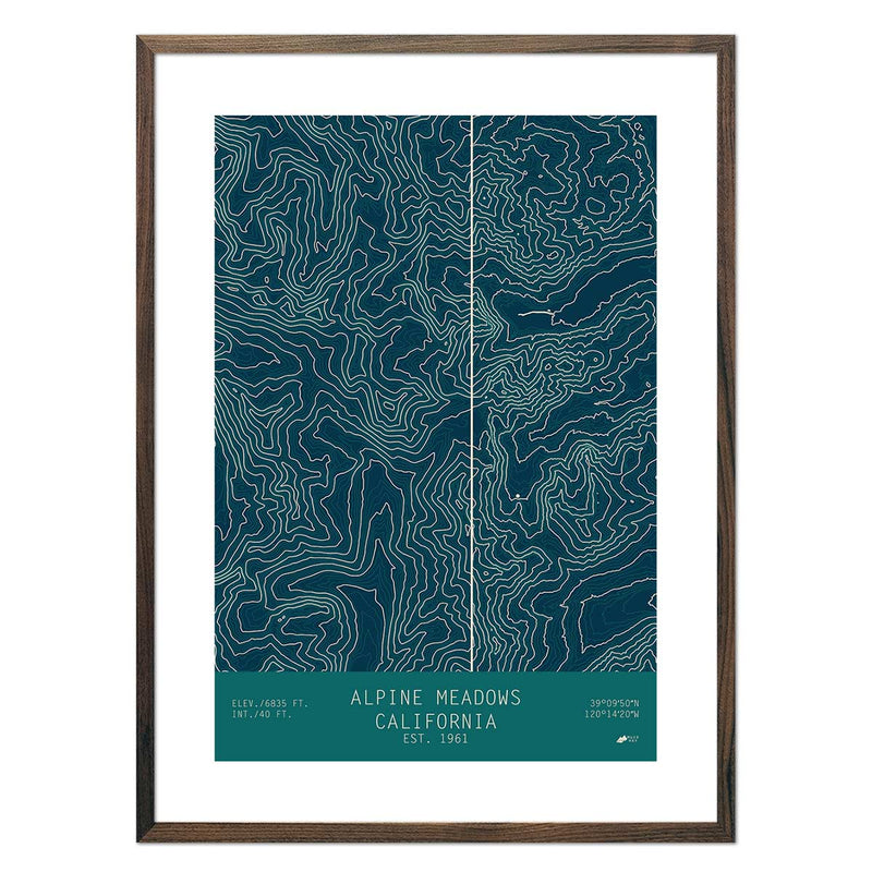 Alpine Meadows, California - Muir Way - TOPO Series