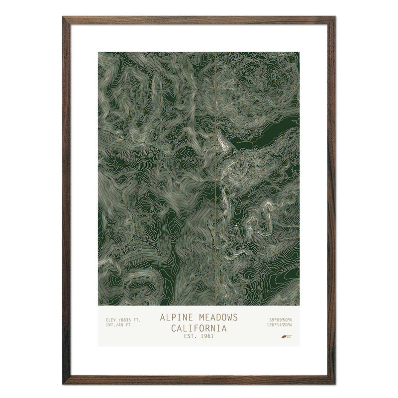 Alpine Meadows, California - Muir Way - TOPO Series