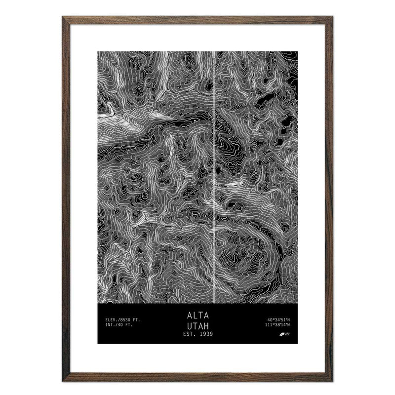 Alta, Utah - Muir Way - TOPO Series