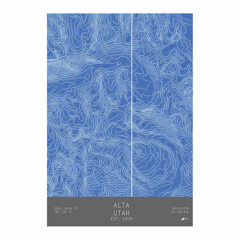 Alta, Utah - Muir Way - TOPO Series