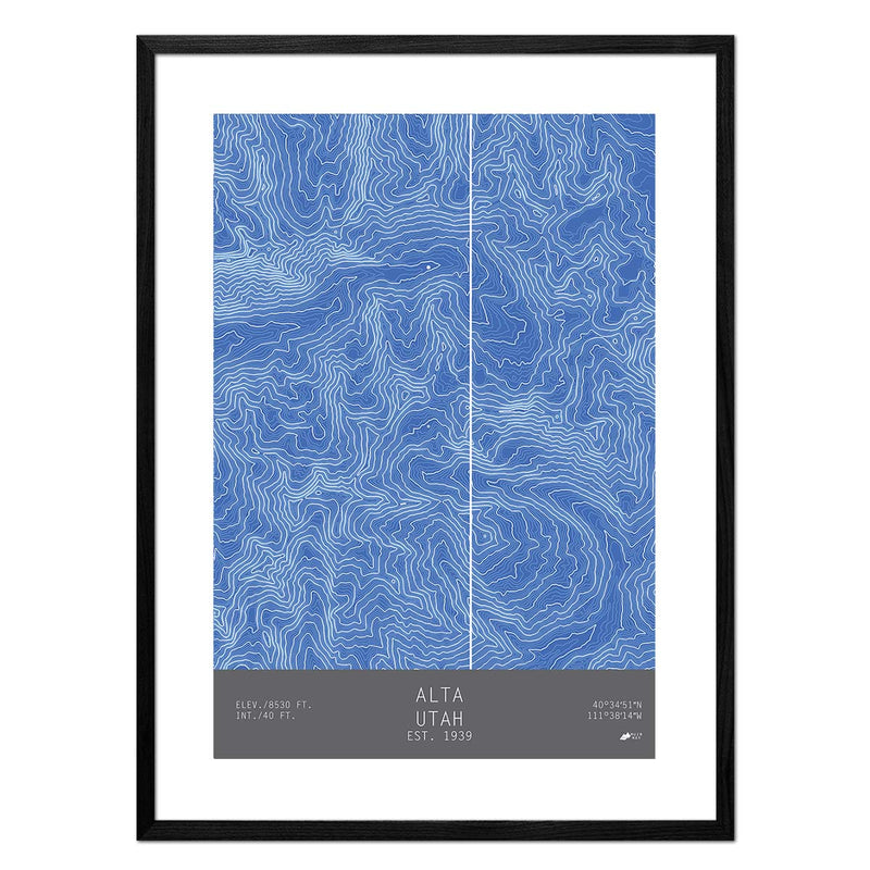 Alta, Utah - Muir Way - TOPO Series