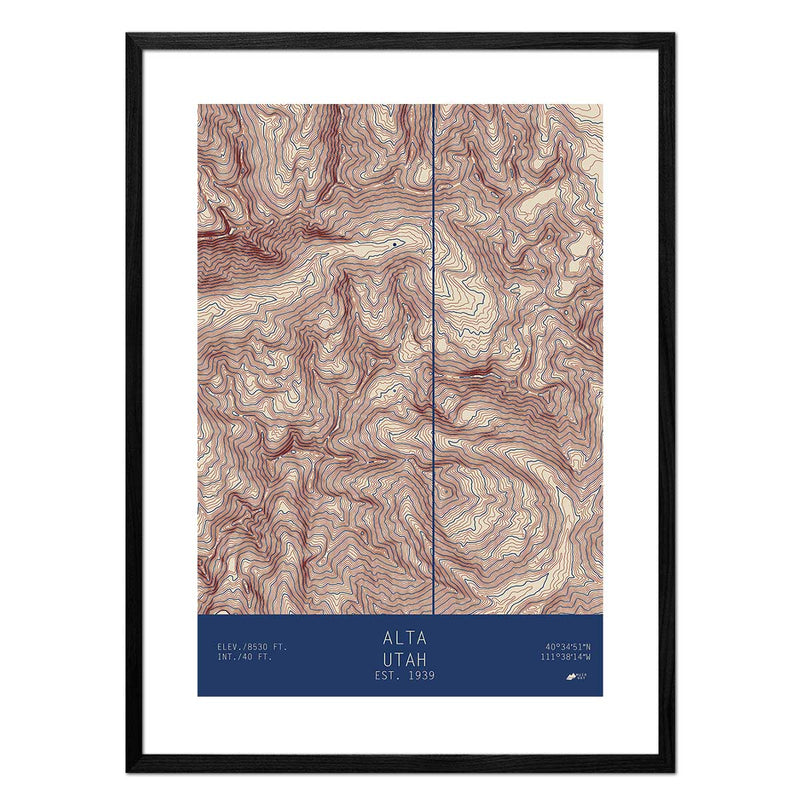 Alta, Utah - Muir Way - TOPO Series