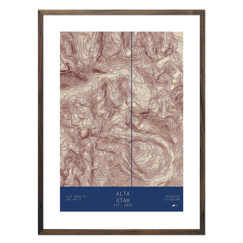 Alta, Utah - Muir Way - TOPO Series
