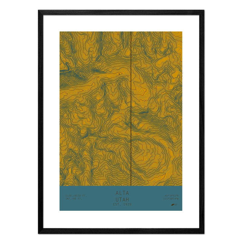 Alta, Utah - Muir Way - TOPO Series