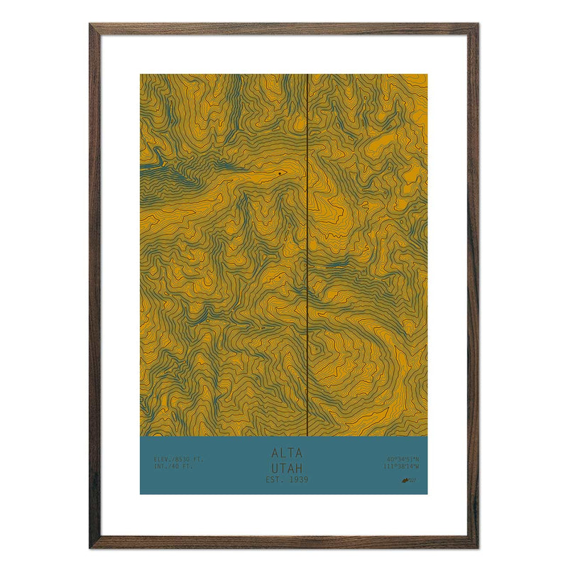 Alta, Utah - Muir Way - TOPO Series