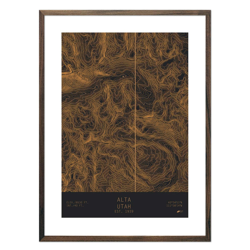 Alta, Utah - Muir Way - TOPO Series