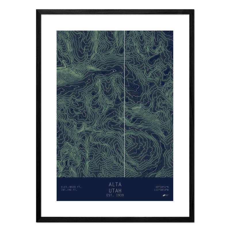 Alta, Utah - Muir Way - TOPO Series