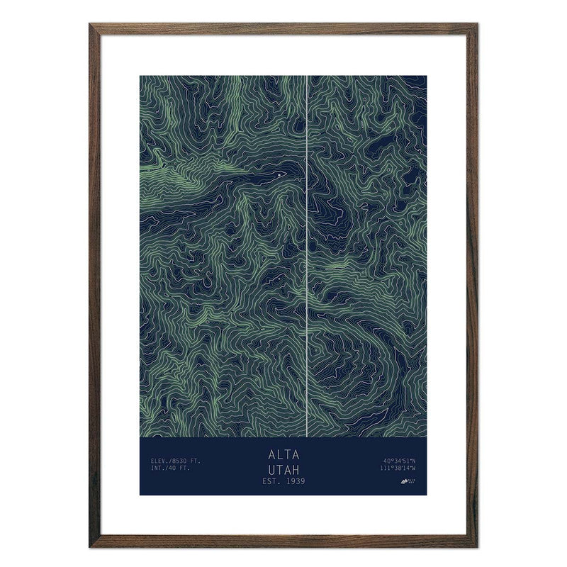 Alta, Utah - Muir Way - TOPO Series