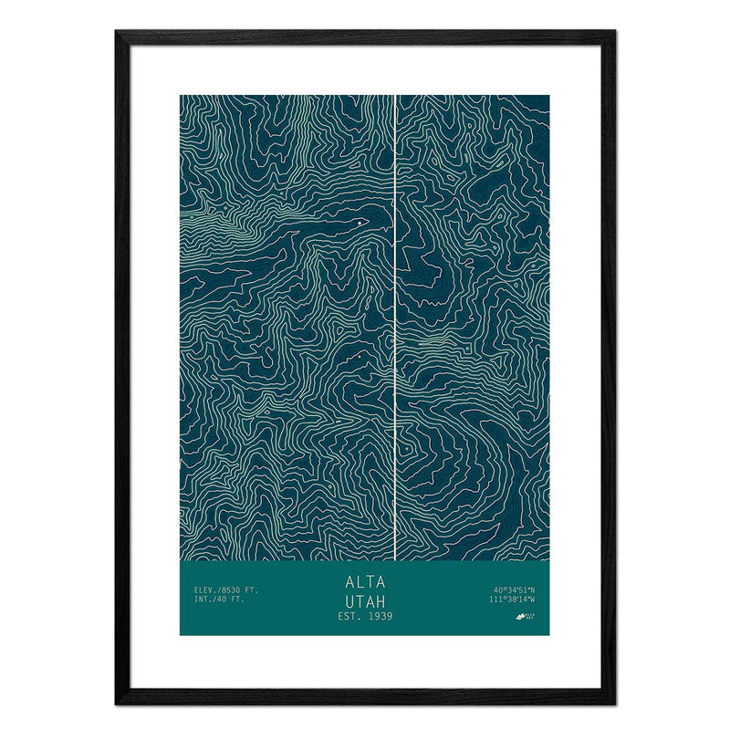 Alta, Utah - Muir Way - TOPO Series
