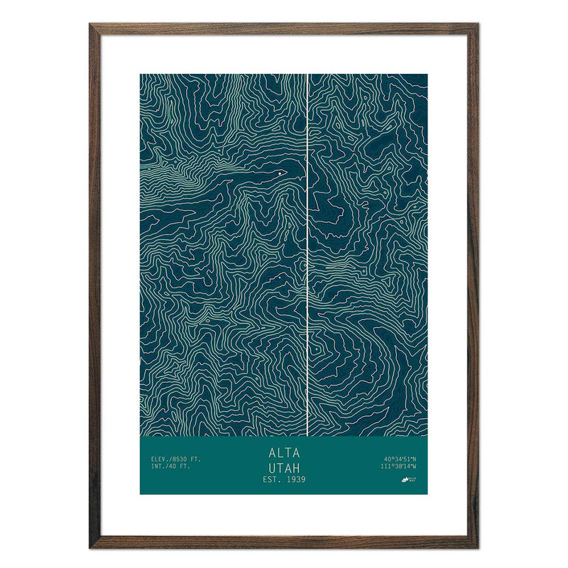 Alta, Utah - Muir Way - TOPO Series