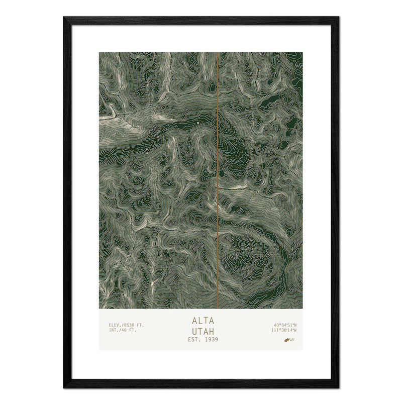 Alta, Utah - Muir Way - TOPO Series