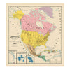 Amerique Septentrionale Composite 1844 Map