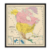 Amerique Septentrionale Composite 1844 Map