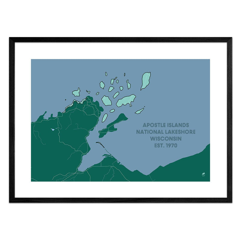 Apostle Islands National Lakeshore Map - Muir Way - National Park