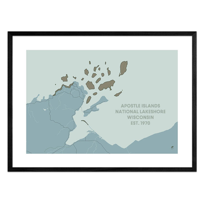 Apostle Islands National Lakeshore Map - Muir Way - National Park