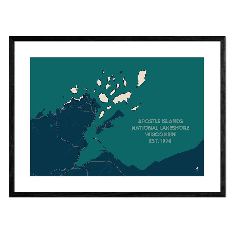 Apostle Islands National Lakeshore Map - Muir Way - National Park