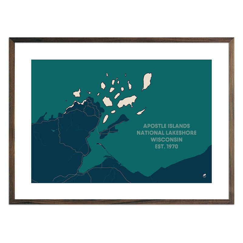Apostle Islands National Lakeshore Map - Muir Way - National Park