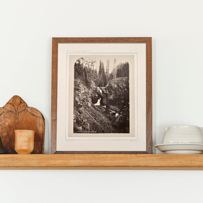 Arched Falls, Base of Mount Blackmore, Yellowstone 1873 - Muir Way - Photograph