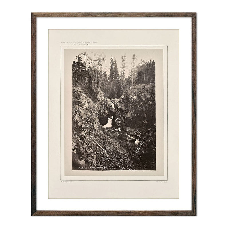Arched Falls, Base of Mount Blackmore, Yellowstone 1873 - Muir Way - Photograph