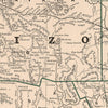 Arizona 1883 Map