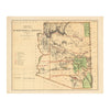 Arizona Territory 1876 Map