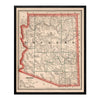 Arizona 1883 Map