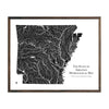 Arkansas Hydrological Map